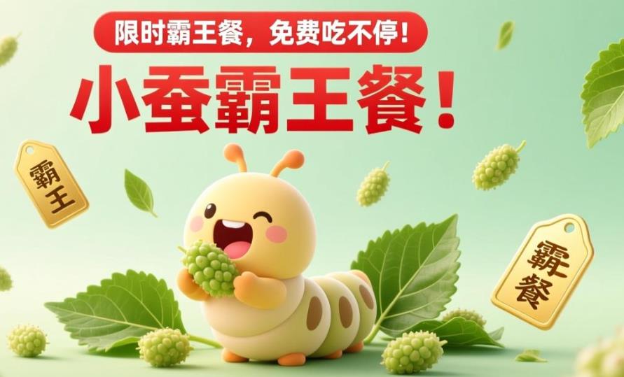 小蚕霸王餐:吃货的终极救星,让你从此告别